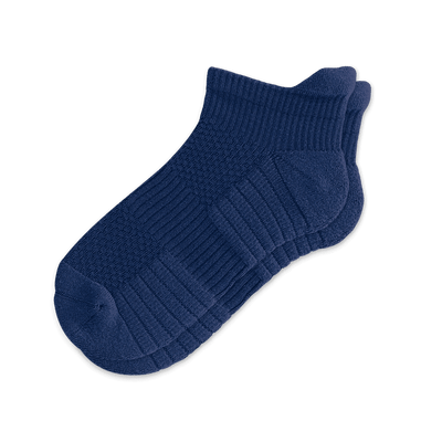 Viasox Navy Blue Ankle Compression Socks front view
