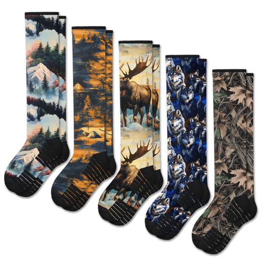 Backwoods Compression Socks 5-Pack Bundle
