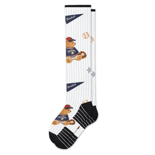 Baseball Bears Compression Socks