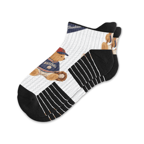Baseball Bears Ankle Compression Socks