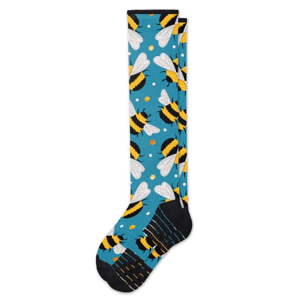 Bee Happy Compression Socks