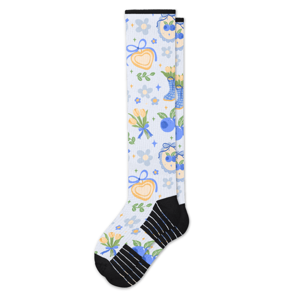 Berry Blue Compression Socks