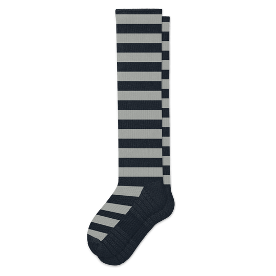 Black Grey Compression Socks