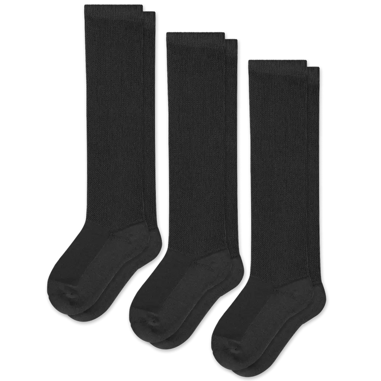 Black EasyStretch™ Socks Bundle 3-Pack