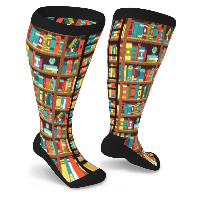 Bookworm Non-Binding Diabetic Socks