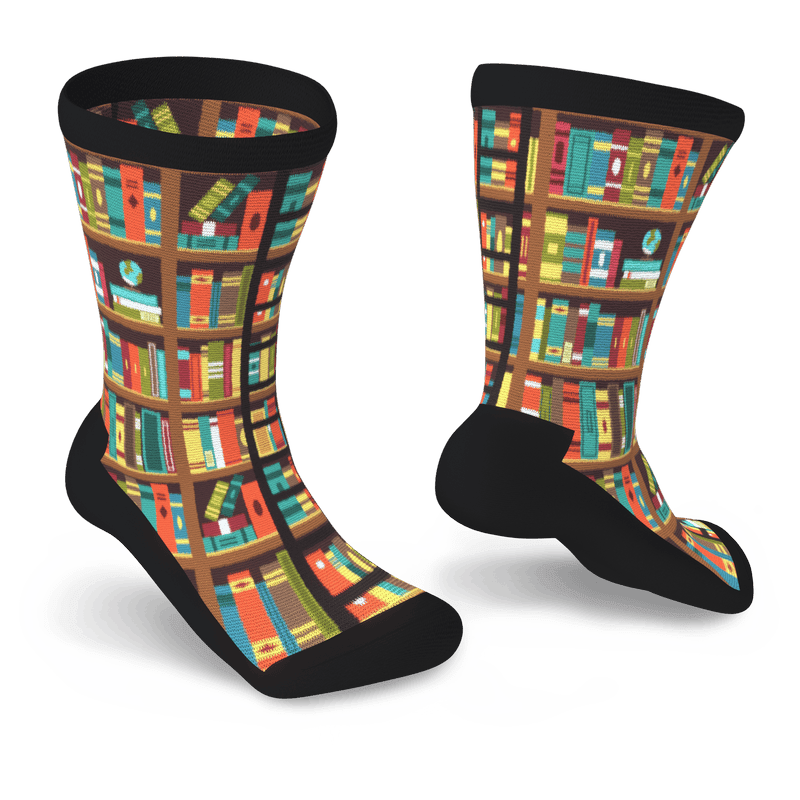 Bookworm Non-Binding Diabetic Socks