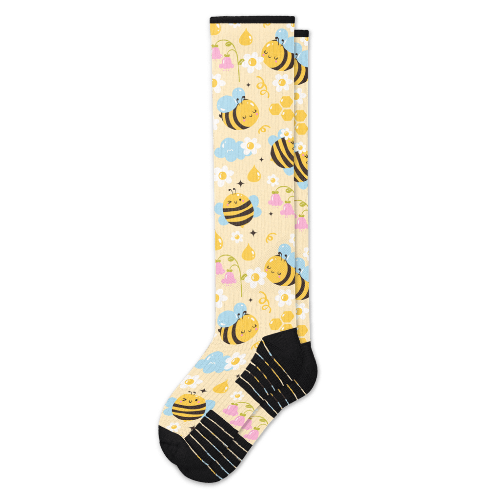 Busy Bee Compression Socks