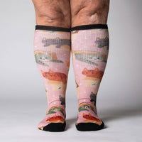 Cats in Boxes EasyStretch™ Socks From Viasox Front View