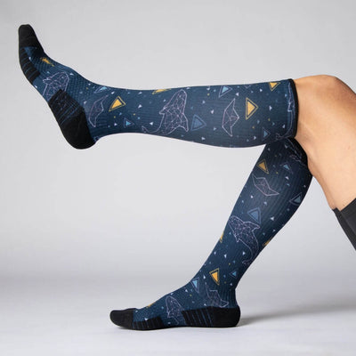 Viasox Orcas Compression Socks stretched display