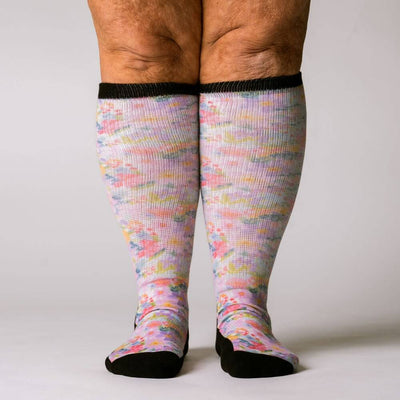 Viasox Bouquet EasyStretch Socks stretched display