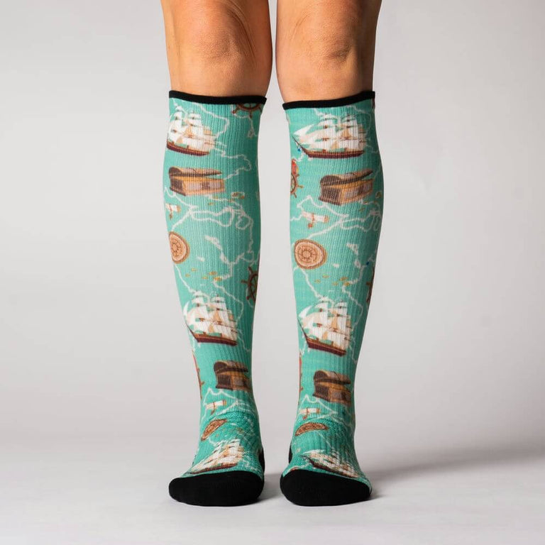 Treasure Hunt Compression Socks