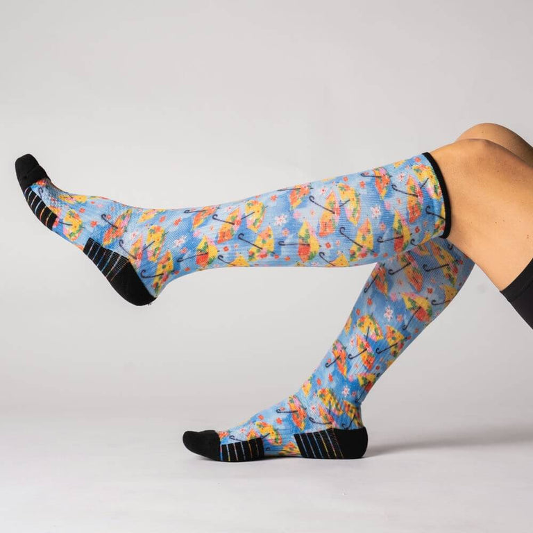 Spring Showers Compression Socks