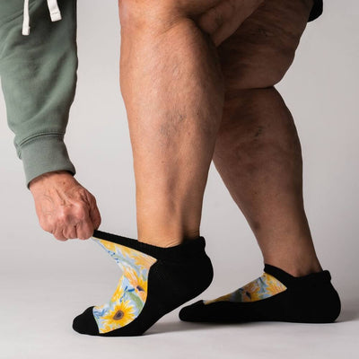 Viasox Sunny Days Ankle Socks stretched display