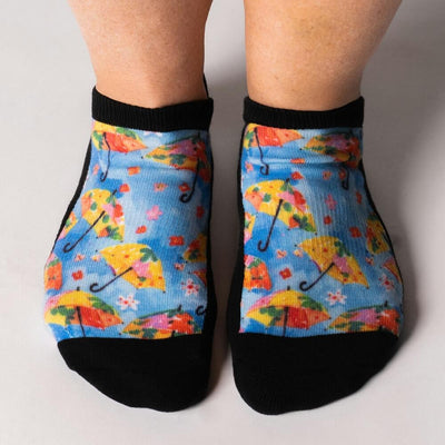 Viasox Spring Showers Ankle Socks side view
