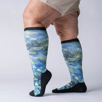 Viasox Water Lily EasyStretch™ Socks detail close-up