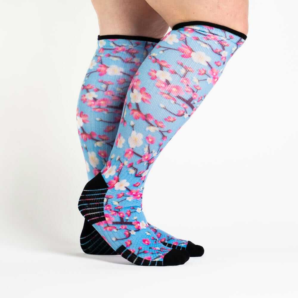 Cherry Blossom Compression Socks | Viasox Provides Comfort & Support