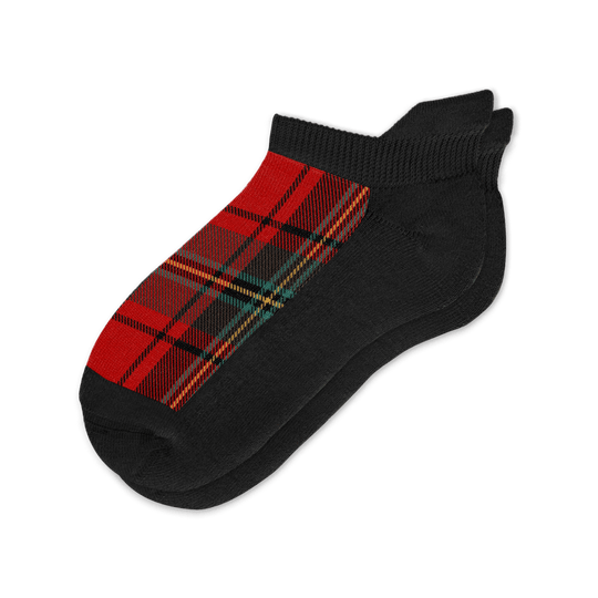 Christmas Plaid Ankle Socks
