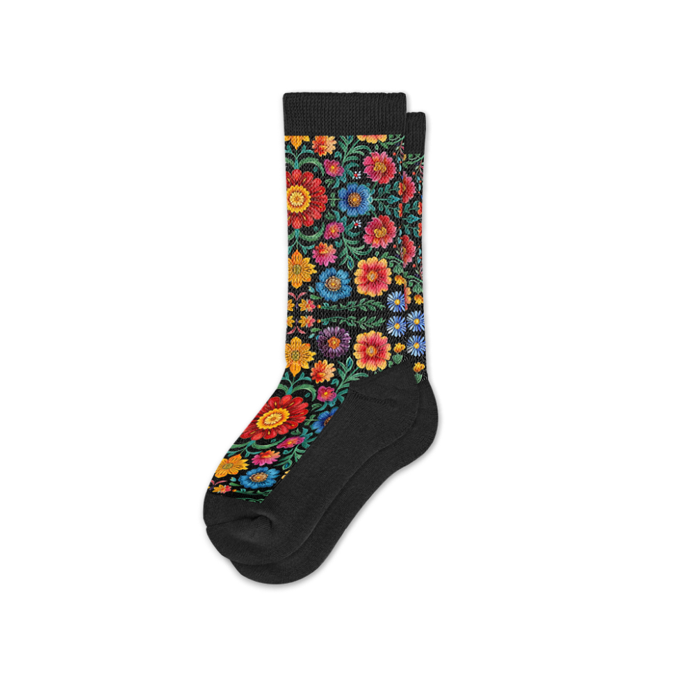 Viasox Cinco de Mayo EasyStretch Socks side view