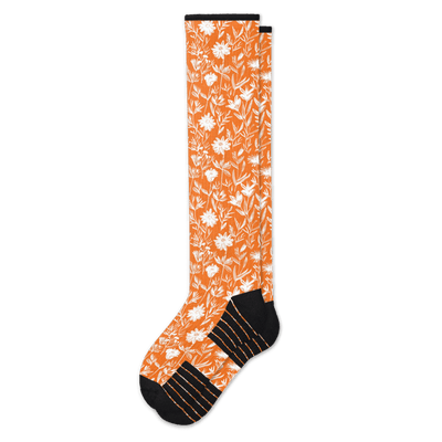 Citrus Meadow Compression Socks