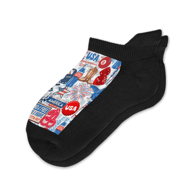 Classic Americana Ankle Socks