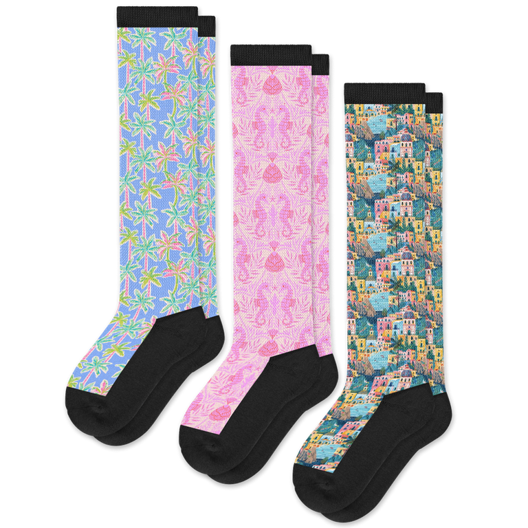 Coastal EasyStretch™ Socks 3-Pack Bundle