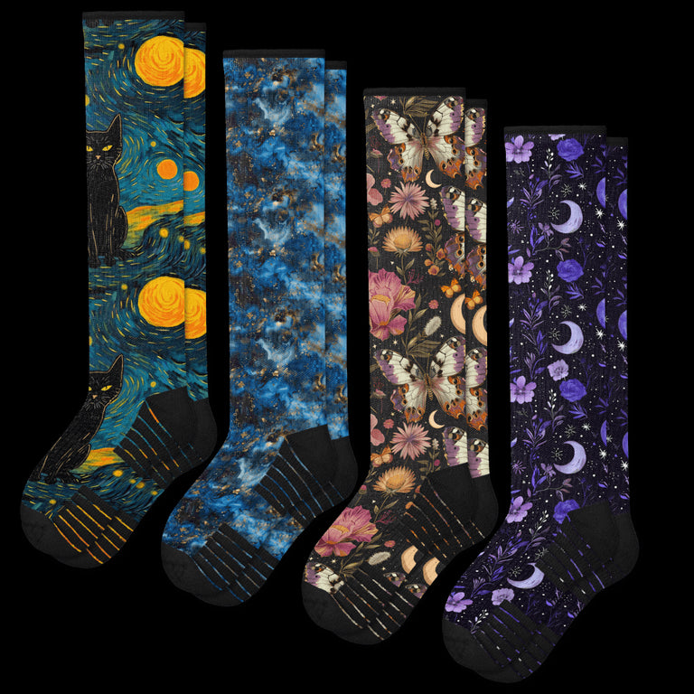 Mystical Compression Socks Bundle 4-Pack