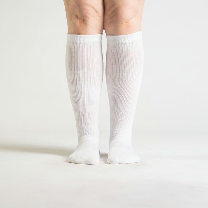 Compression socks white