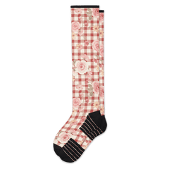 Cottage Rose Compression Socks