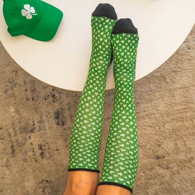 Shamrocks Compression Socks