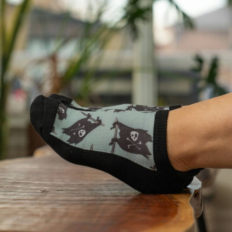 Jolly Roger Ankle Socks