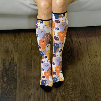 Viasox Cats Compression Socks alternate view