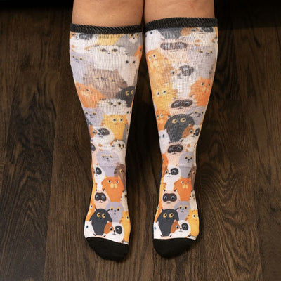 Viasox Cats EasyStretch™ Socks alternate view