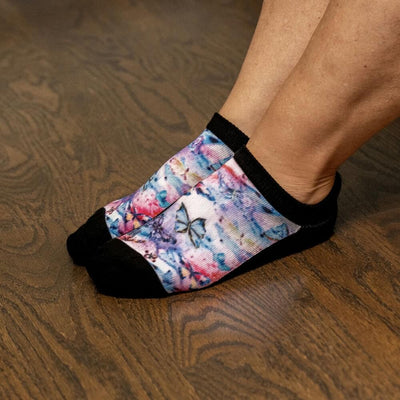 Viasox Butterfly Ankle Socks detail close-up