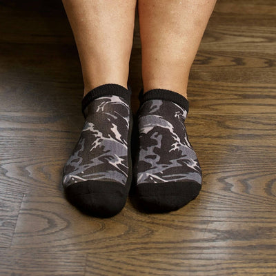 Viasox Camo Ankle Socks pair displayed