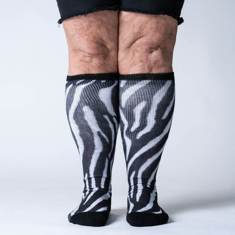 Zebra Stripes EasyStretch™ Socks