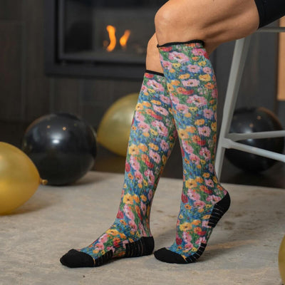 Viasox Wildflower Compression Socks alternate view