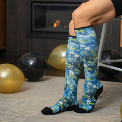 Viasox Water Lily Compression Socks alternate view