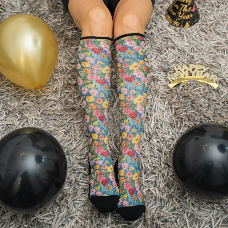 Wildflower Compression Socks