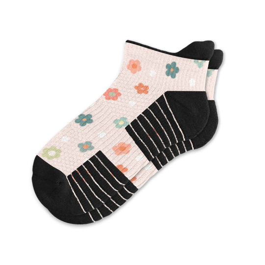 Daisy Dots Ankle Compression Socks
