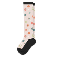 Viasox Daisy Dots EasyStretch Socks front view