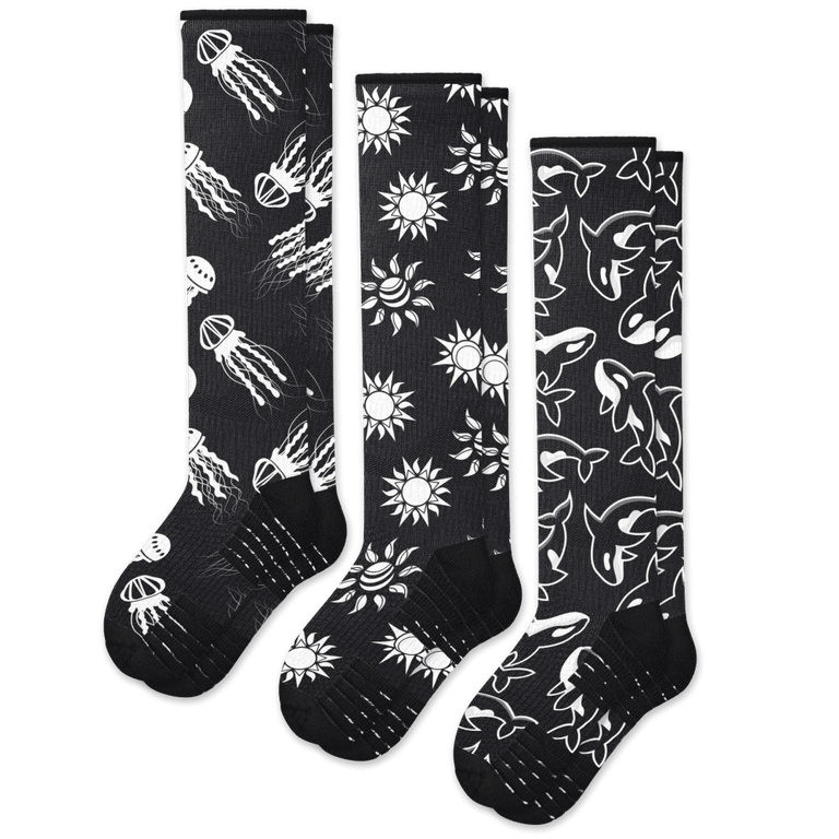 Darkside Compression Socks 3-Pack Bundle