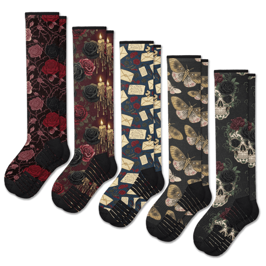 Deadly Devotion Compression Socks 5-Pack Bundle