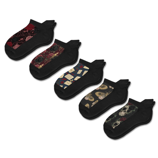Deadly Devotion Ankle Socks 5-Pack Bundle