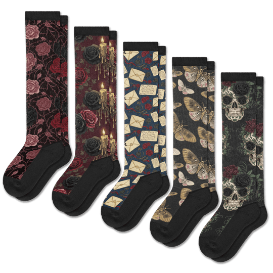 Deadly Devotion EasyStretch™ Socks 5-Pack Bundle