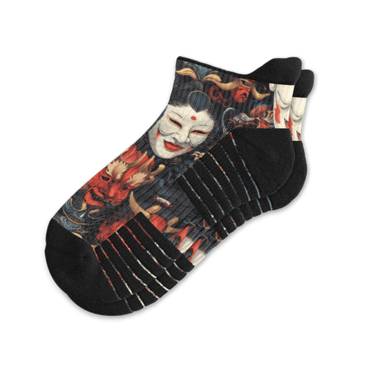 Dragon Faces Ankle Compression Socks