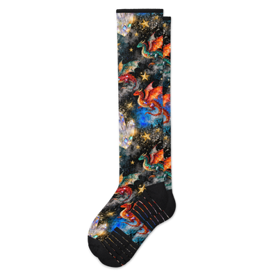 Dragon Galaxy Compression Socks
