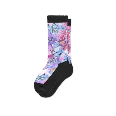 Viasox Butterfly EasyStretch™ Socks side view