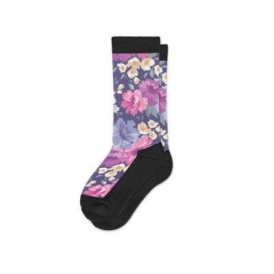 Viasox Floral EasyStretch™ Socks side view