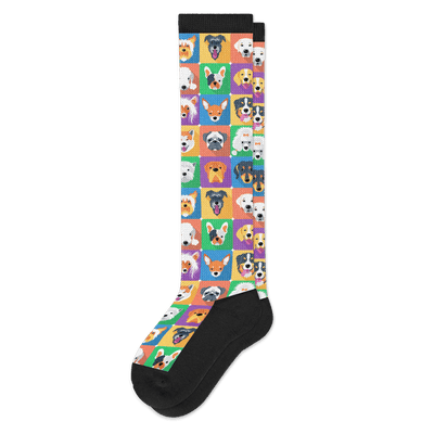 Viasox Dogs EasyStretch™ Socks Flat View