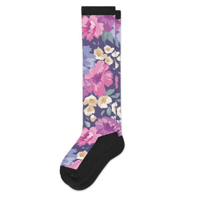 Viasox Floral EasyStretch™ Socks front view